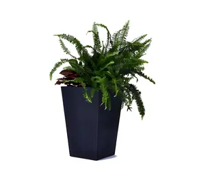 Keter Rattan Planter S grafitový / Kvetináč / 23,6 l