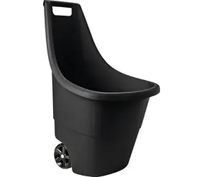 Keter Easy Go Breeze čierny / Záhradný vozík / Objem 50 l