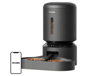 PETLIBRO Dávkovač krmiva Granary čierna / Dvojitá miska / WiFi / 5 l
