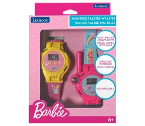 LEXIBOOK Hodinky s vysielačkou Barbie / 2 ks / Dosah 200 m / Dobíjacie batérie / od 6 rokov