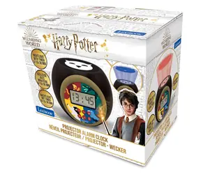LEXIBOOK Budík Harry Potter / Stropný projektor sova / Farebné nočné svetlo / 3x AAA