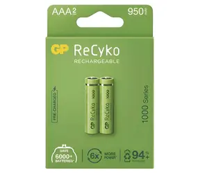 Emos GP ReCyko 1000 AAA (HR03) / Nabíjacie batérie / NiMH / 2 ks
