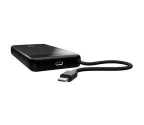 Trust Fiera 20000 čierna / Powerbanka / integrovaný kábel USB-C / LED displej / 20 000 mAh / 20W