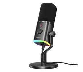 Maono PD100X čierna / Dynamický mikrofón / XLR / USB-C / 48 kHz/24 bit / RGB
