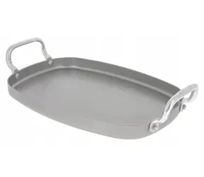 De Buyer Mineral B Plancha grilovacia doska 38x26 cm / Grilovacia doska