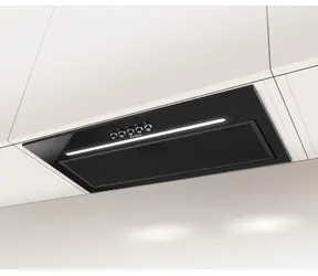Amica OMP6255BG čierna / Digestor / vstavaná / 389 m3/h / 3 rýchlosti / 65 dB