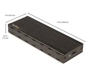 StarTech Box pre M.2 NVMe SSD / Externý box / USB-C / ASMedia ASM2362