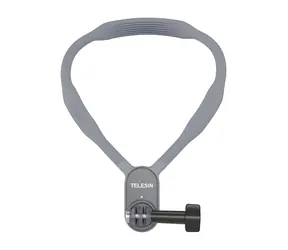 Telesin TE-HNB-002 sivý / Popruh na krk / pre športové kamery a telefóny / magnetický držiak