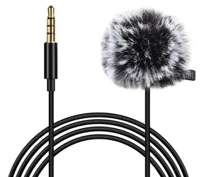 Puluz PU424 / Klopový mikrofón / Jack 3,5 mm / 1,5 m / Všesmerový