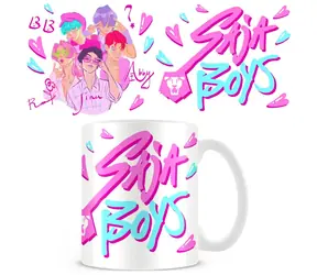 Pyramíd Mug Saja Boys KPop Demon Hunters / Keramický hrnček / 315 ml