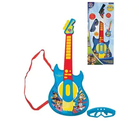 LEXIBOOK Elektronická gitara Tlapková patrola + okuliare s mikrofónom / Hudobná hračka / Svetelné efekty