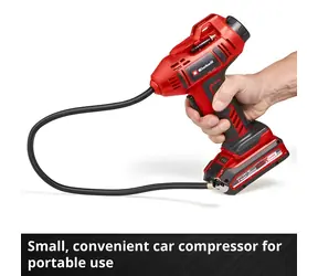 Einhell CE-CC 18 Li-Solo červená/čierna / Aku kompresor / 18V / 11 bar / 12 l/min / Bez aku