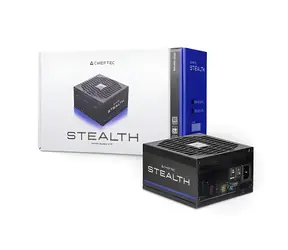 Chieftec Stealth SPX-1000-FC čierna / Zdroj / ATX / 1000 W / 80 PLUS Platinum / Aktívny PFC / Plne modulárny
