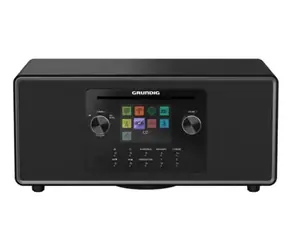 Grundig DTR 7100 čierna / Rádioprijímač / Wi-Fi & Bluetooth / TFT displej 3,2 "/ 42 W / USB