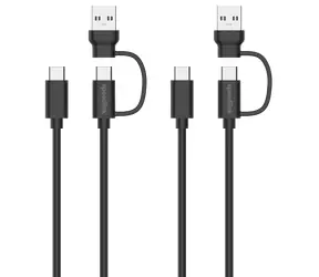 Speed Link Stream / Sada nabíjacích káblov / USB-C a USB-A na USB-C