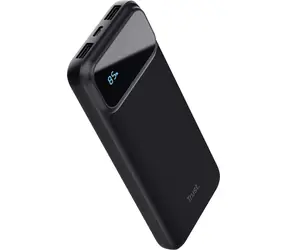 Trust Avala Powerbank 10000 čierna / 20W PD / USB-C + 2x USB-A / LED displej