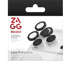 ZAGG InvisibleShield Premium Glass Elite čierna / Ochranné sklo / Apple iPhone 15-17 Pro/Pro Max / 3 ks