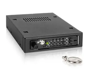 Icy Dock ToughArmor MB491SKL-B čierna / Mobilný rack pre 2,5" SATA/SAS SSD/HDD / do 3,5" pozícia / uzamykateľný