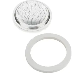 Bialetti Tesnenie a sitko pre moka kanvicu 6 šálok / Náhradný diel / Pre oceľové moka kanvice