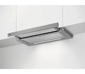 AEG DPE5660M šedá, nerez oceľ / Digestor / polovestavaná / 60 cm / A / LED