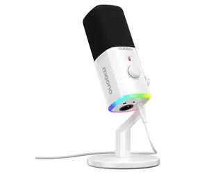Maono PD100X biela / Dynamický mikrofón / XLR / USB-C / 48 kHz/24 bit / RGB
