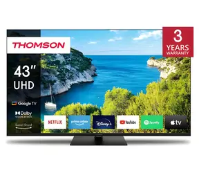 43" Thomson 43UG5C14 / Televízia / 4K UHD / Google TV / Direct LED