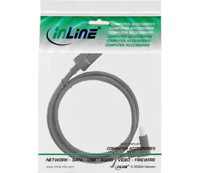 InLine DisplayPort kábel 8K lomený čierna