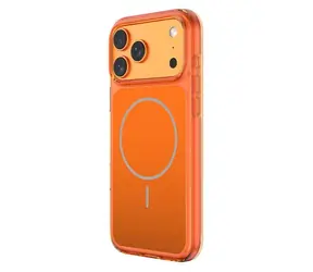 Comma Crystal Shield Magnetic Case priehľadná oranžová / Kryt pre Apple iPhone 17 Pro Max / magnetický / priehľadný