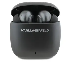 Karl Lagerfeld Elongated Logo čierna / Slúchadlá / Bezdrôtová TWS / ANC / ENC potlačenie hluku / Do uší