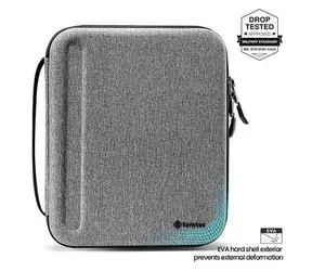 Tomtoc SMART A06 PadFolio sivá / Puzdro / iPad Pro 12.9"/13", iPad Air 13" / EVA