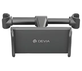 Devia Magic Clip čierna / Držiak tabletu do auta / magnetický / na opierku predného sedadla