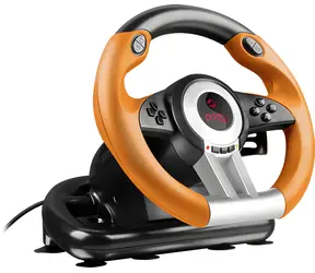 Speed Link DRIFT OZ čierno-oranžová / Volant / PC / pedále / radiaca páka