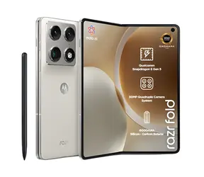 Motorola Razr Fold 16+512GB biela / Skladací telefón / 8.09" P-OLED / Snapdragon 8 Gen 5 / 6000 mAh / Android 16