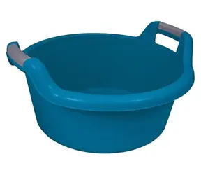Curver Vanička kulatá s uchy 27 l modrá / Vanička / plast / 51 x 51 x 20,5 cm