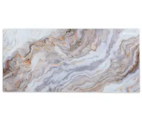 Arozzi Zona XL White Marble / Herná podložka pod myš / 900 x 420 x 4 mm / vodeodolná