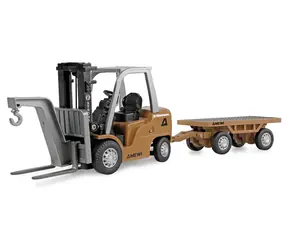 AMEWI Mini vysokozdvižný vozík s prívesom / RC model / 1:64 / RTR / 2,4 GHz / 8 kanálov