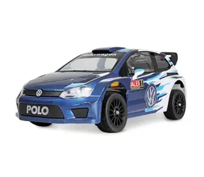 AMEWI RC auto Hyper Go VW Pol R WRC modrá/biela / Brushless / 4WD / 1:10 / RTR / 47 km/h