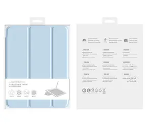Comma Joy Series svetlo modrá / Puzdro / so slotom na Apple Pencil / iPad Air 13" M2/M3