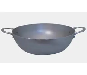 De Buyer Mineral B Element 28 cm / Hlboká panvica / Indukcia / Oceľ / Plochá rukoväť