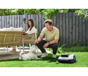 Ecovacs GOAT O800 RTK čierna/biela / Robotická kosačka / RTK navigácia / Li- ION batéria / 57 dB / Záruka 3 roky