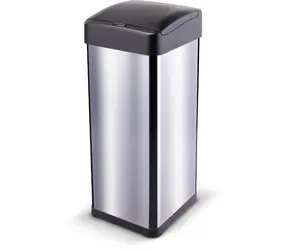 Lamart LT8107 nerez, plast / Bezdotykový odpadkový kôš / 50 l / senzor pohybu / USB napájanie
