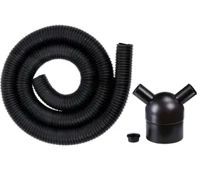 Einhell 4310630 čierna / Adaptér na odsávanie prachu / 100 mm na 36 mm / 3 ks / pre TC-TS 254 eco