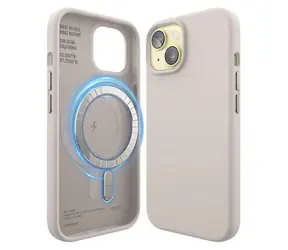 Elago Silicone Case Stone / Silikónový kryt / Apple iPhone 15 / MagSafe