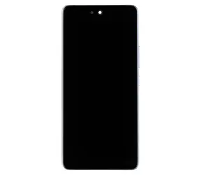 Samsung LCD displej + Dotyk + Predný kryt Samsung A536B Galaxy A53 5G Awesome Blue (Service Pack) 