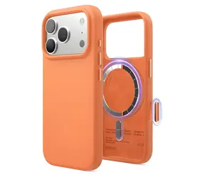 Elago Silicone Case Camera Control oranžová / Silikónový kryt / Apple iPhone 17 Pro / MagSafe