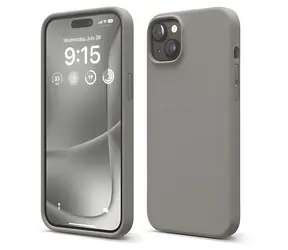 Elago Silicone Case pre Apple iPhone 15 PLUS sivá / Silikónový kryt