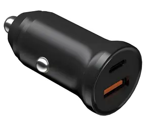 Devia SMART Series mini čierna / Nabíjačka do auta / 30W / PD