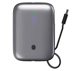 Platinet PMPB1020C čierna / Powerbanka / 10 000 mAh / Power Delivery 20W / 2x USB-C / 1x USB-A / displej