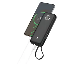 Platinet PMPB2070 čierna / Powerbanka / 20 000 mAh / 70 W Power Delivery / USB-C + USB-A / kábel USB-C 1 m
