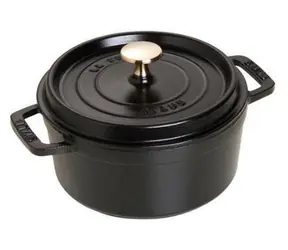 Staub 40509-485-0 čierna / Pekáč / okrúhly / 18 cm